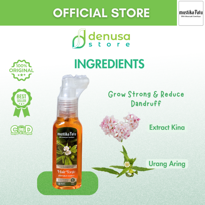 MUSTIKA RATU Hair Tonic Penyubur Rambut 75 ml