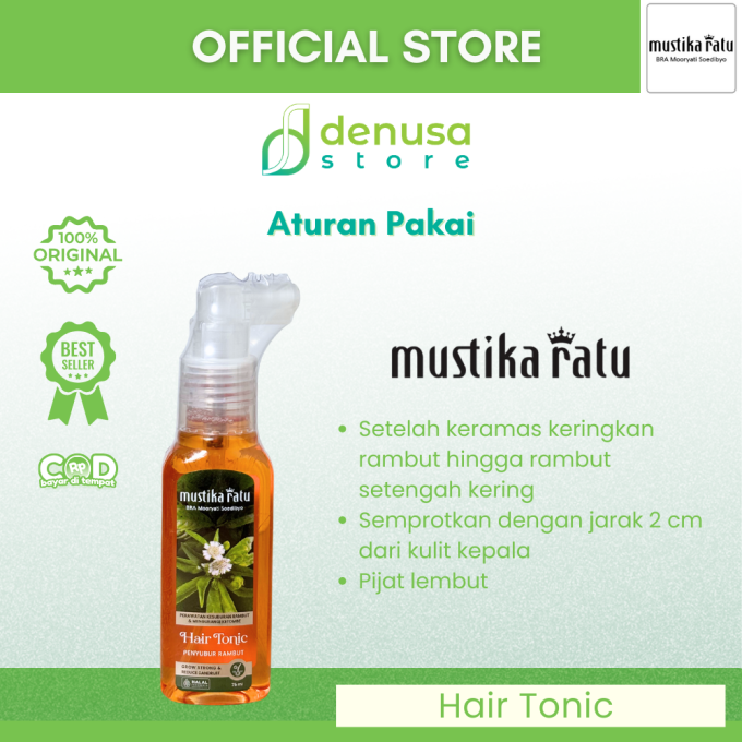 MUSTIKA RATU Hair Tonic Penyubur Rambut 75 ml