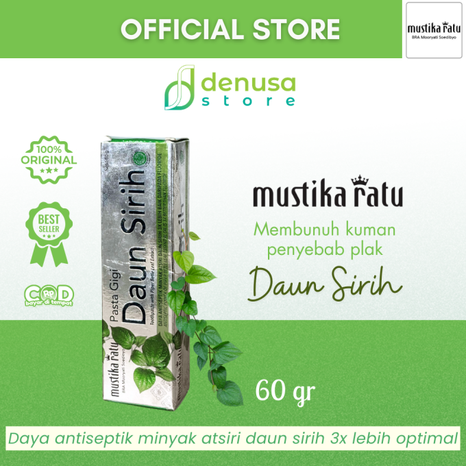 MUSTIKA RATU Pasta Gigi Daun Sirih 60 g