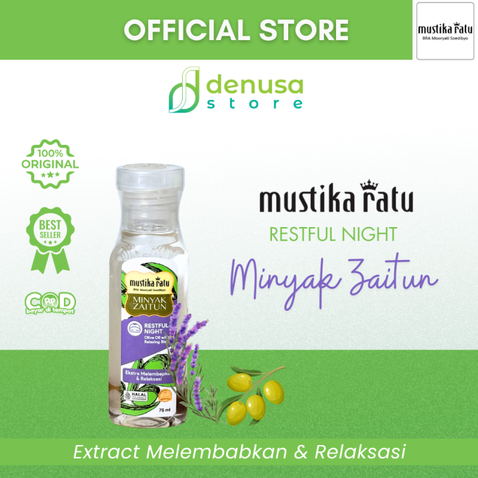 MUSTIKA RATU Minyak Zaitun Restful Night 75 ml