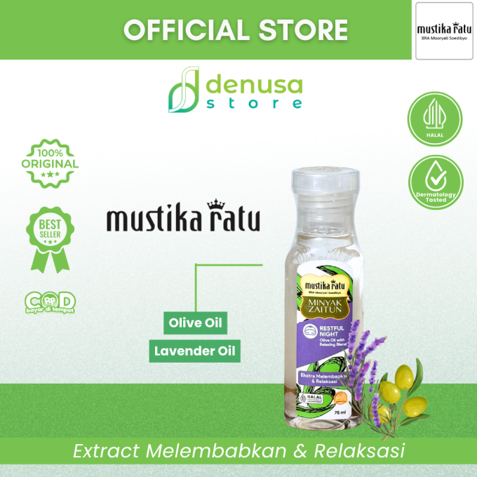 MUSTIKA RATU Minyak Zaitun Restful Night 75 ml