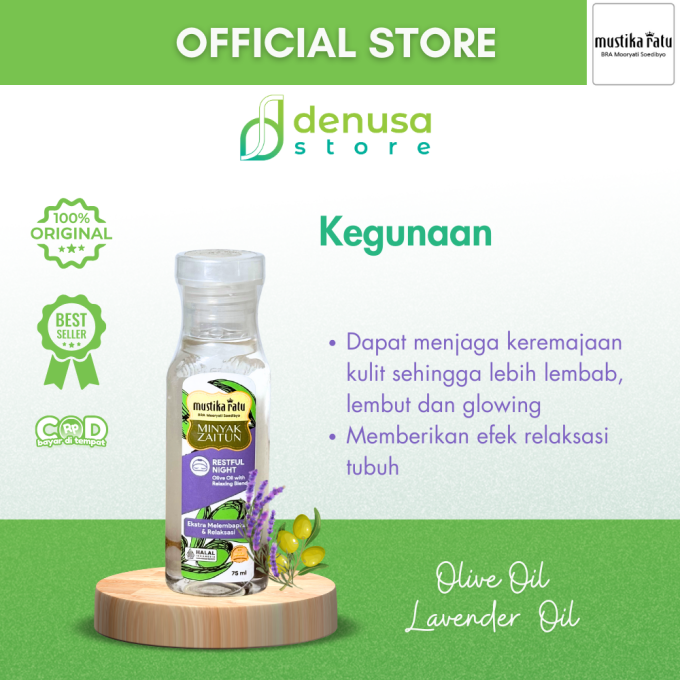 MUSTIKA RATU Minyak Zaitun Restful Night 75 ml