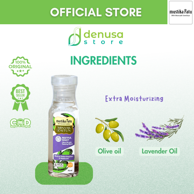 MUSTIKA RATU Minyak Zaitun Restful Night 75 ml