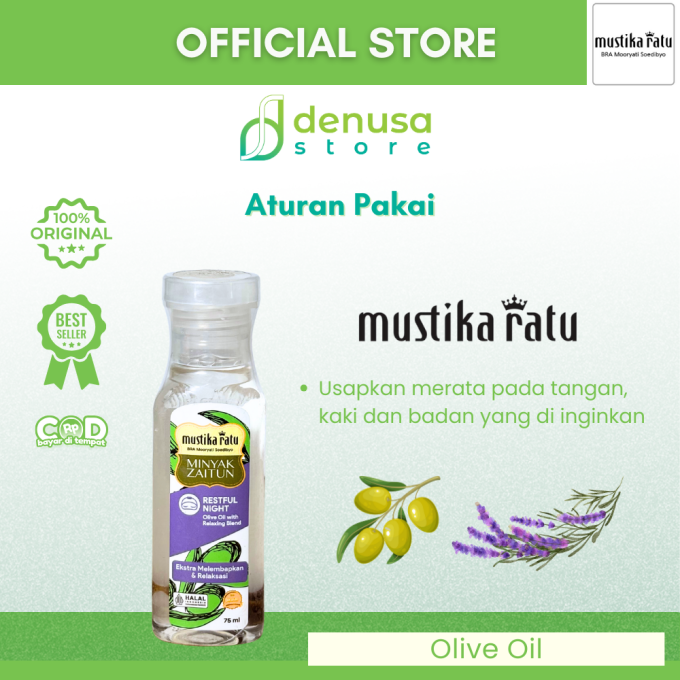 MUSTIKA RATU Minyak Zaitun Restful Night 75 ml