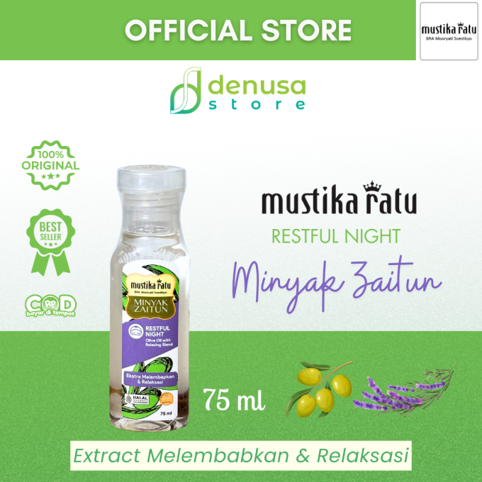 MUSTIKA RATU Minyak Zaitun Restful Night 75 ml