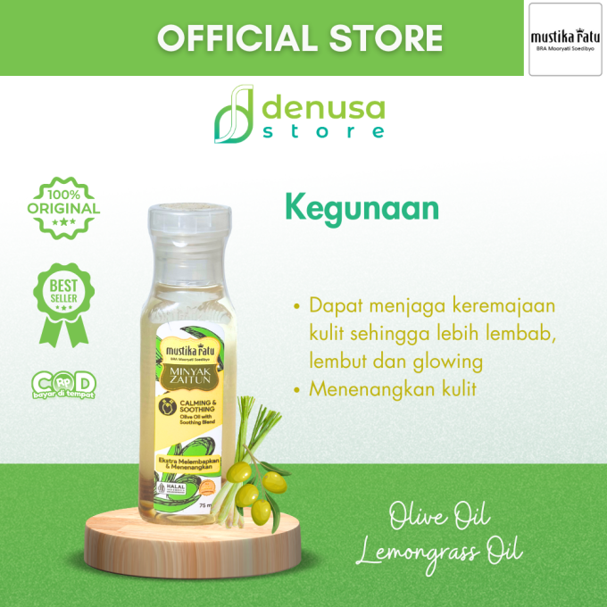 MUSTIKA RATU Minyak Zaitun Calming n Soothing 75 ml