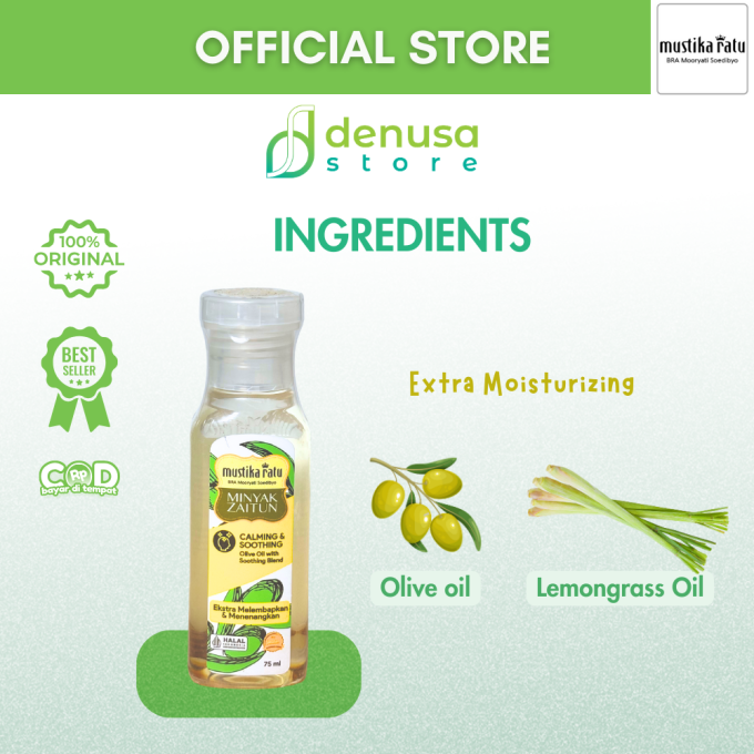 MUSTIKA RATU Minyak Zaitun Calming n Soothing 75 ml