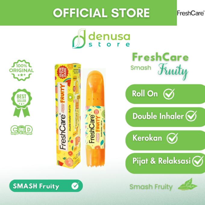 FreshCare Smash Fruity Double Inhaler 0.9 ml + Roll On 8ml