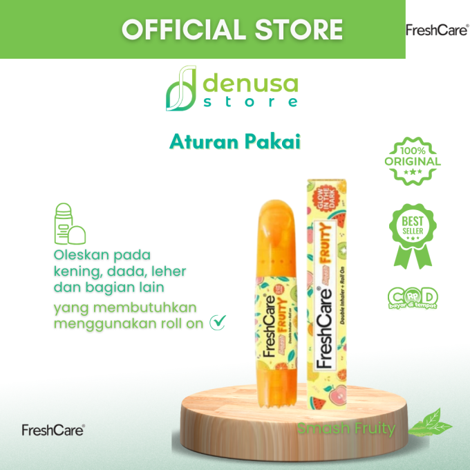 FreshCare Smash Fruity Double Inhaler 0.9 ml + Roll On 8ml
