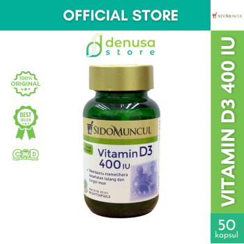 SIDOMUNCUL Vitamin D3 400 IU 50 Softcapsule