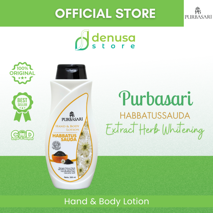 PURBASARI Hand n Body Lotion Habbatussauda 200 ml