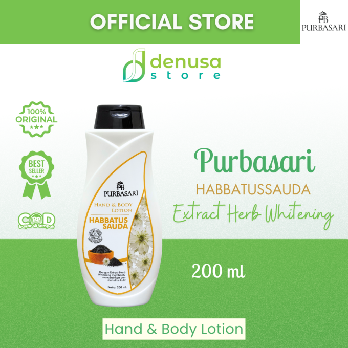 PURBASARI Hand n Body Lotion Habbatussauda 200 ml