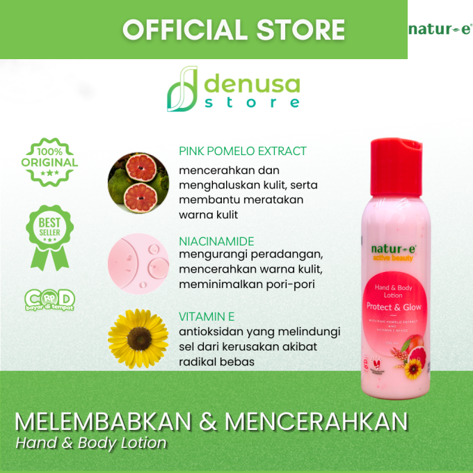 Natur-e Active Beauty Hand n Body Lotion Protect n Glow 100 ml