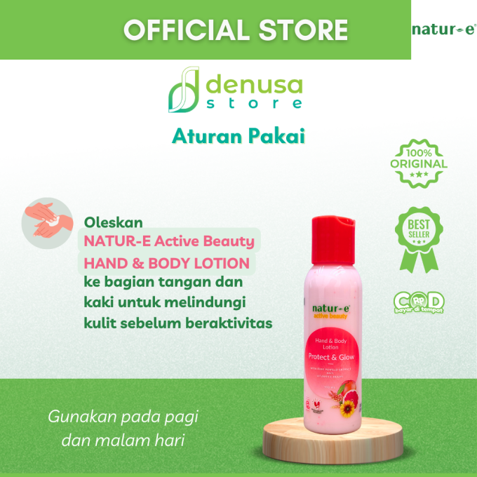 Natur-e Active Beauty Hand n Body Lotion Protect n Glow 100 ml