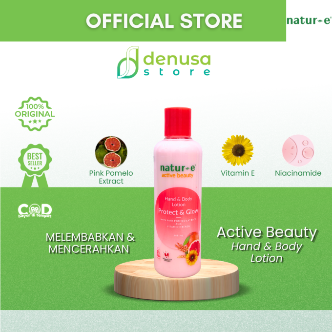 Natur-e Active Beauty Hand n Body Lotion Protect n Glow 245 ml