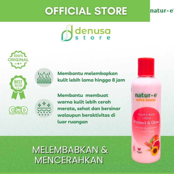 Natur-e Active Beauty Hand n Body Lotion Protect n Glow 245 ml