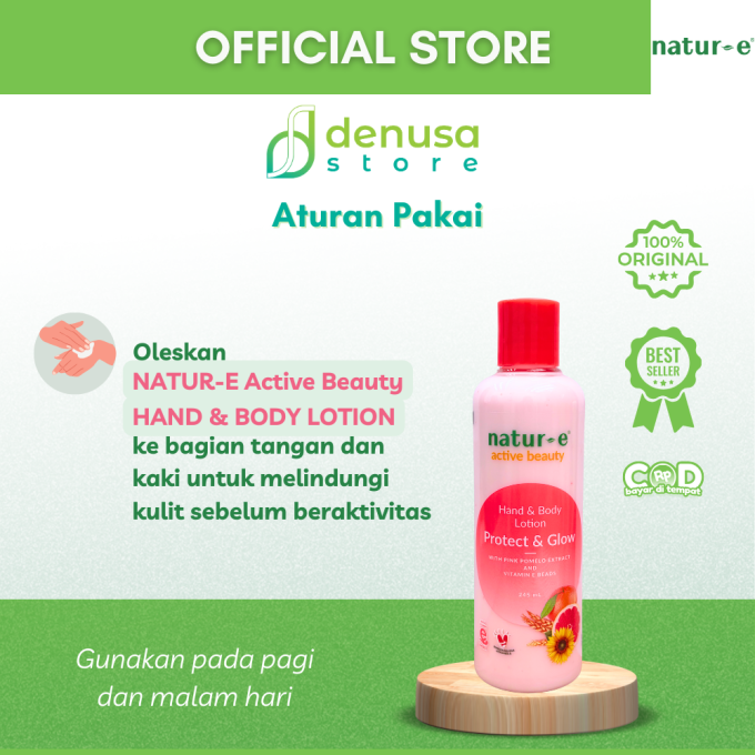 Natur-e Active Beauty Hand n Body Lotion Protect n Glow 245 ml