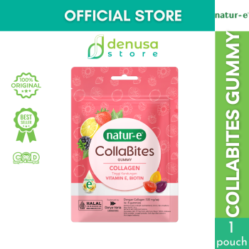 Natur-E CollaBites Gummy Collagen 1 Pouch Isi 8 gummies