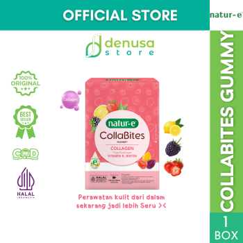 Natur-E CollaBites Gummy Collagen 1 Box Isi 8 Pouch