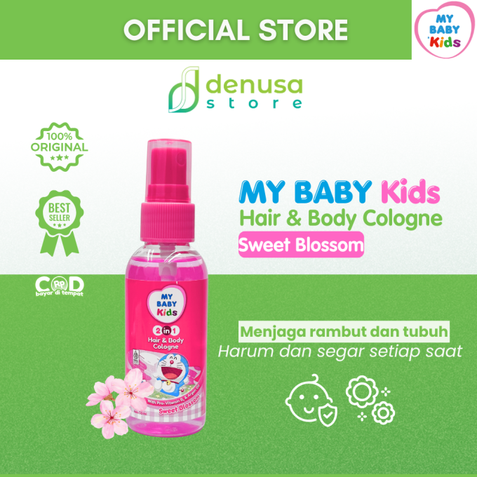 MY BABY Kids 2in1 Hair n Body Cologne Sweet Blossom 55 ml