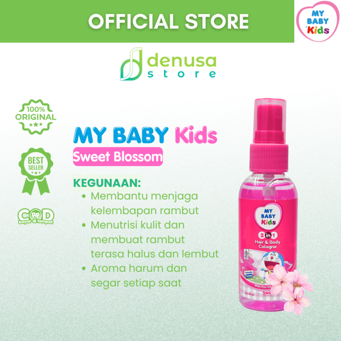 MY BABY Kids 2in1 Hair n Body Cologne Sweet Blossom 55 ml