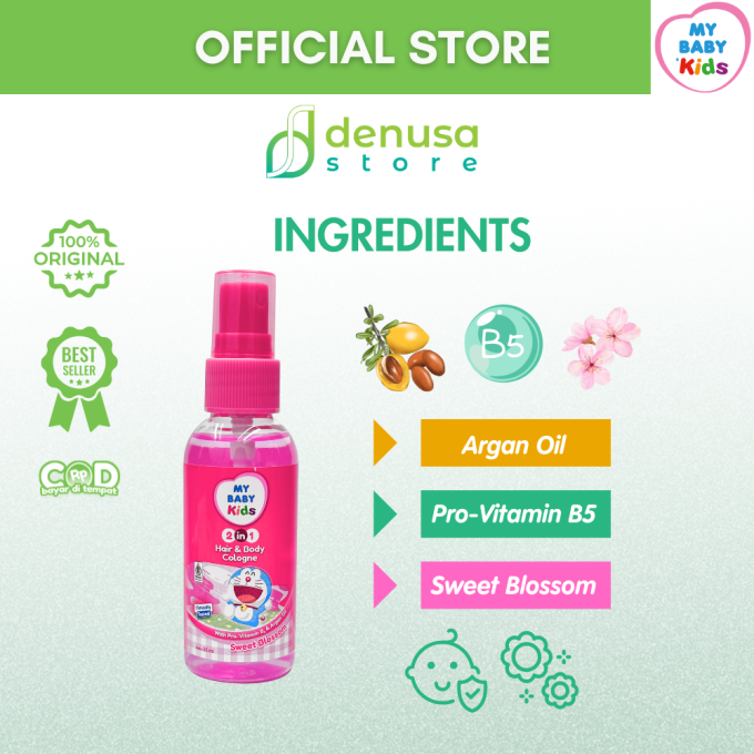 MY BABY Kids 2in1 Hair n Body Cologne Sweet Blossom 55 ml