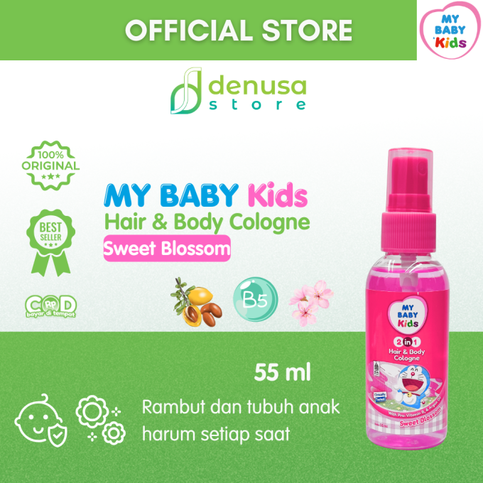 MY BABY Kids 2in1 Hair n Body Cologne Sweet Blossom 55 ml