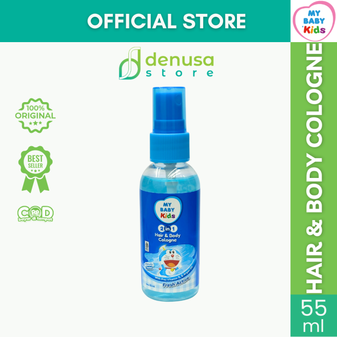 MY BABY Kids 2in1 Hair n Body Cologne Fresh Active 55 ml