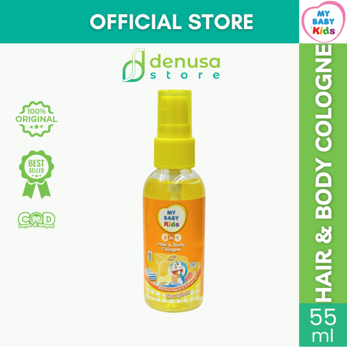 MY BABY Kids 2in1 Hair n Body Cologne Lively Fun 55 ml