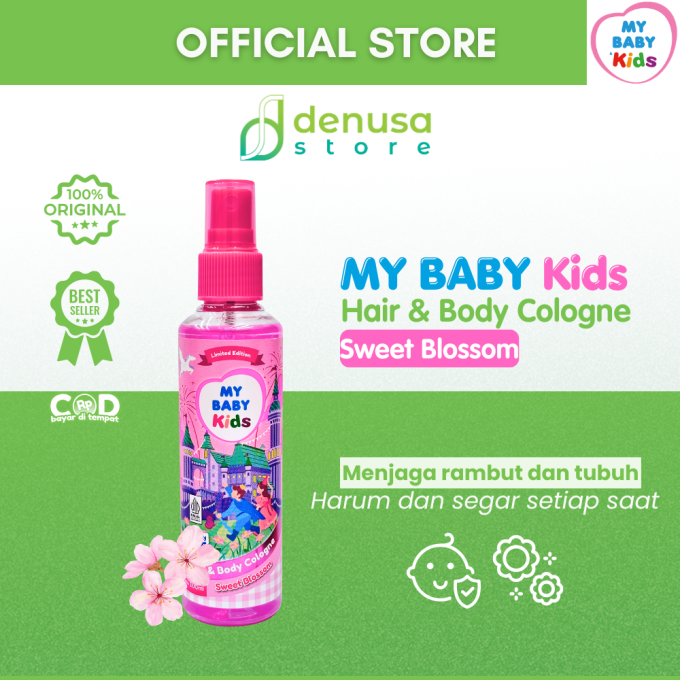 MY BABY Kids 2in1 Hair n Body Cologne Sweet Blossom 100 ml