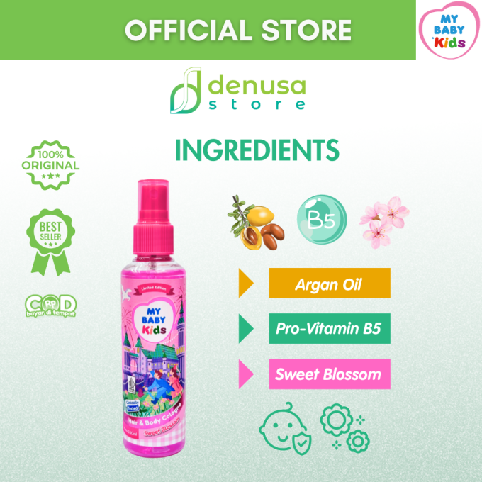 MY BABY Kids 2in1 Hair n Body Cologne Sweet Blossom 100 ml