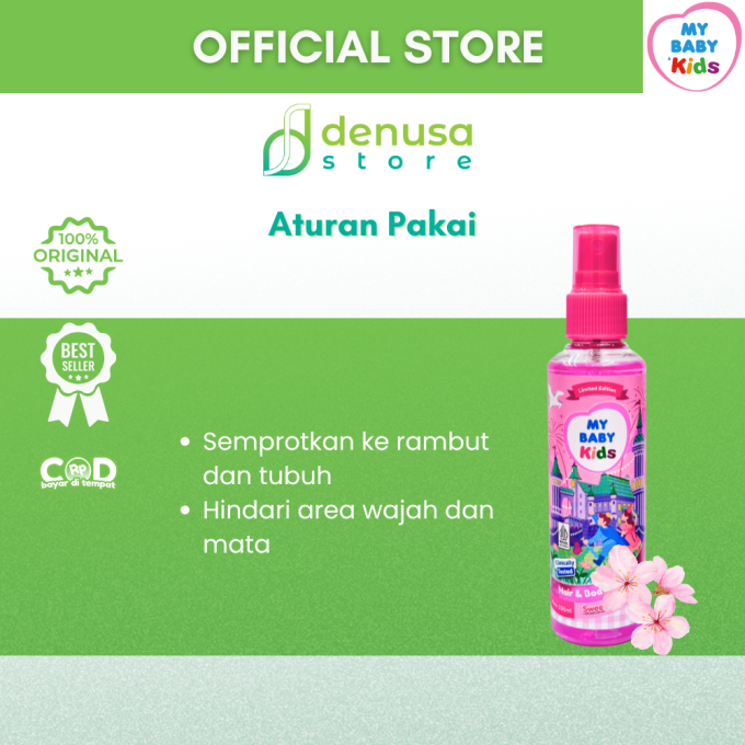 MY BABY Kids 2in1 Hair n Body Cologne Sweet Blossom 100 ml