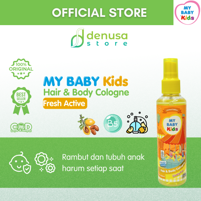 MY BABY Kids 2in1 Hair n Body Cologne Lively Fun 100 ml