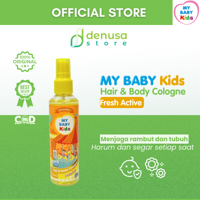 MY BABY Kids 2in1 Hair n Body Cologne Lively Fun 100 ml