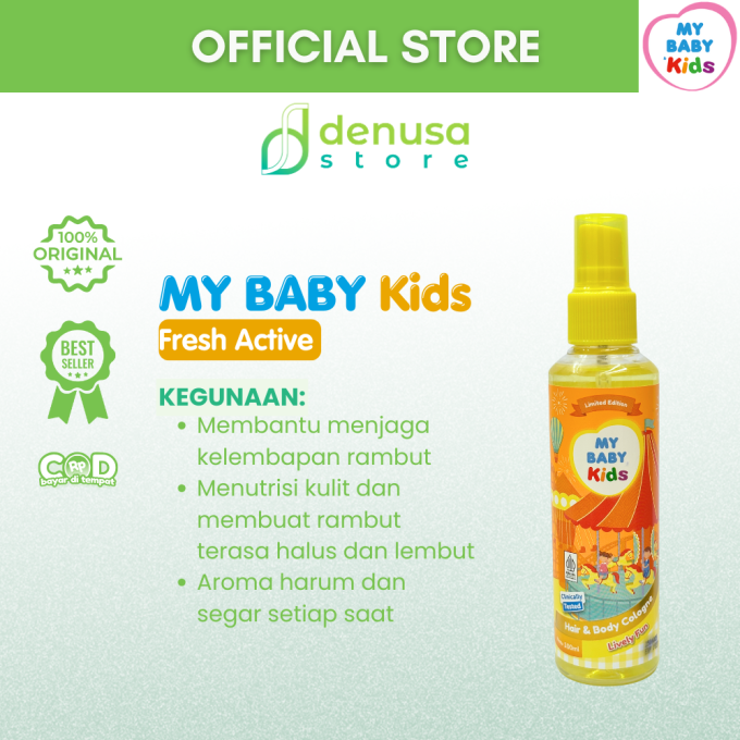 MY BABY Kids 2in1 Hair n Body Cologne Lively Fun 100 ml