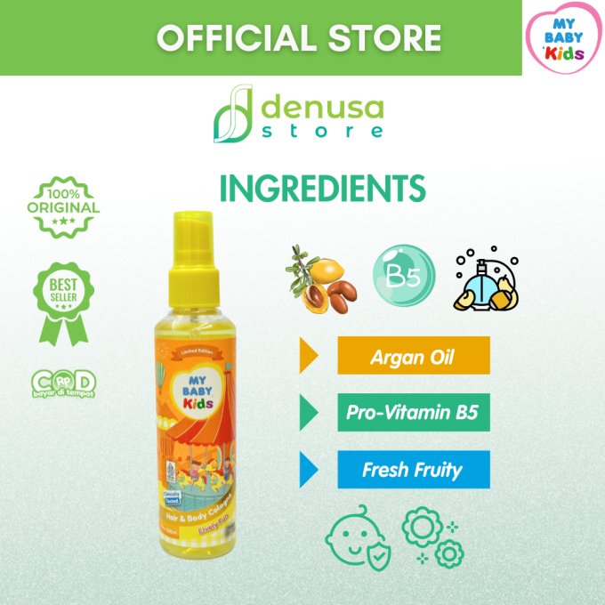 MY BABY Kids 2in1 Hair n Body Cologne Lively Fun 100 ml