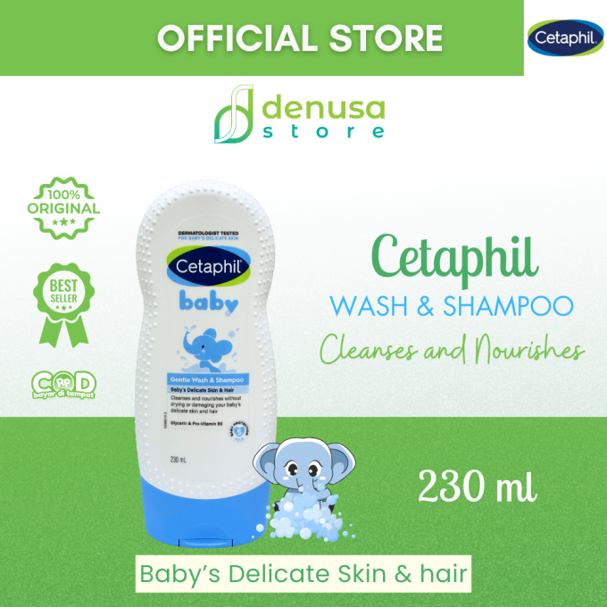 CETAPHIL Baby Gentle Wash n Shampoo Babys Delicate Skin n Hair 230 ml