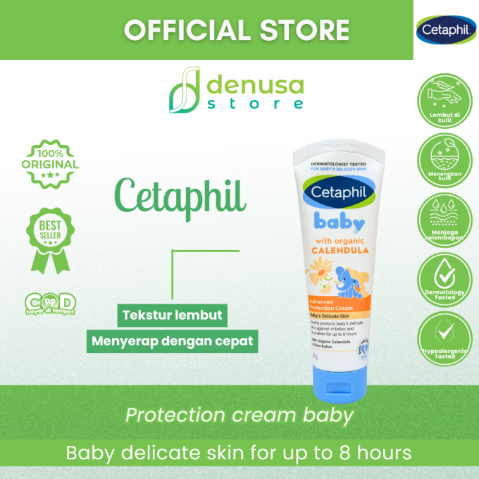CETAPHIL Baby With Organic Calendula Advanced Protection Cream Babys Delicate Skin 85 g