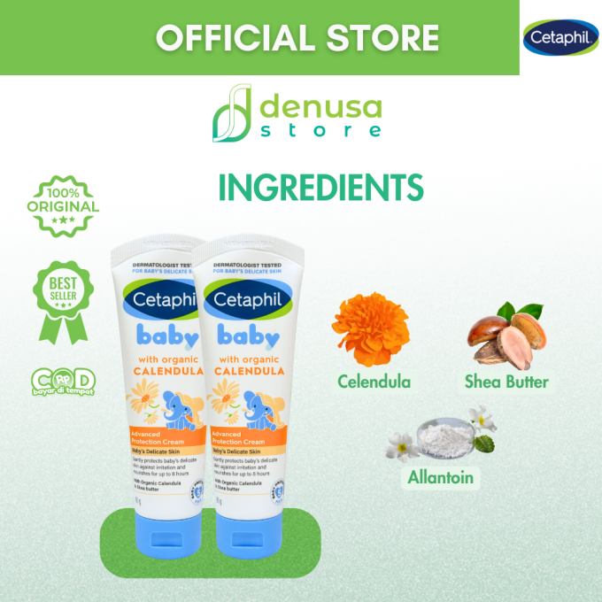 CETAPHIL Baby With Organic Calendula Advanced Protection Cream Babys Delicate Skin 85 g