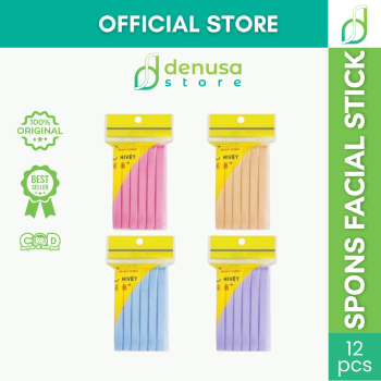 C Hivey Spons Kentang Facial Stick isi 12 pcs
