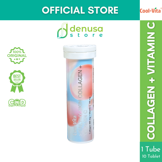 COOLVITA Healthy Skin Collagen + Vitamin C 1 Tube 10 Tablet Effervescent