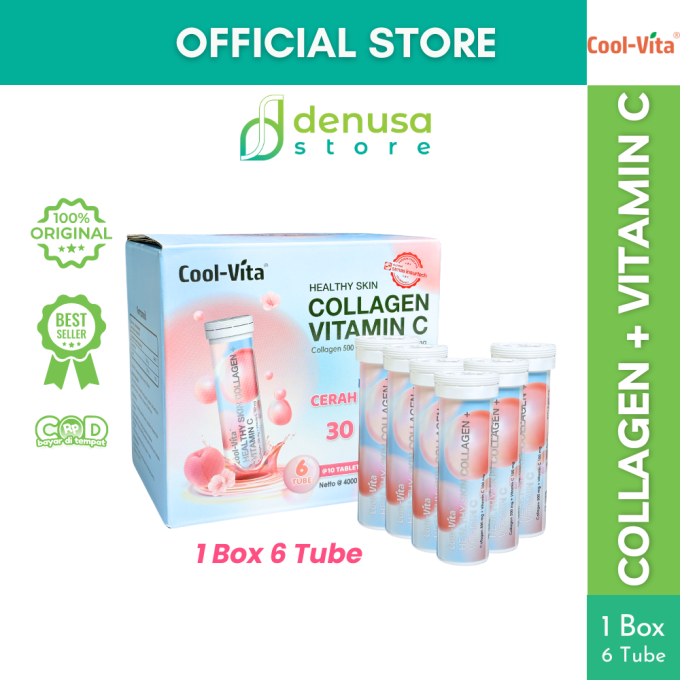 COOLVITA Healthy Skin Collagen + Vitamin C 1 Box 6 Tube