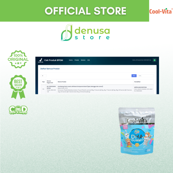 COOLVITA DHA Gummy 10 Gummies