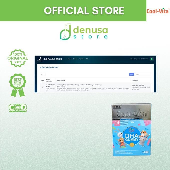 COOLVITA DHA Gummy 14 Gummies