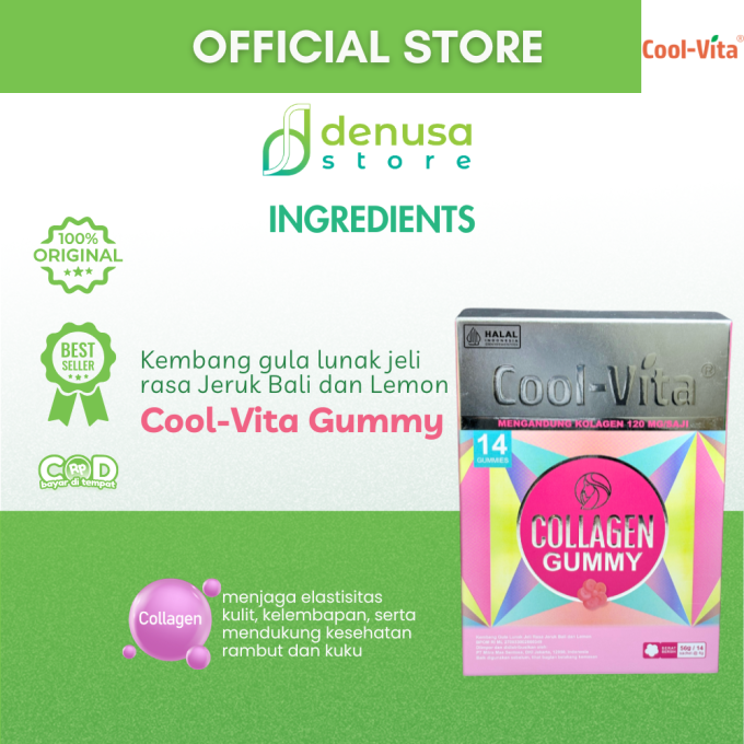 COOLVITA Collagen Gummy 14 Gummies