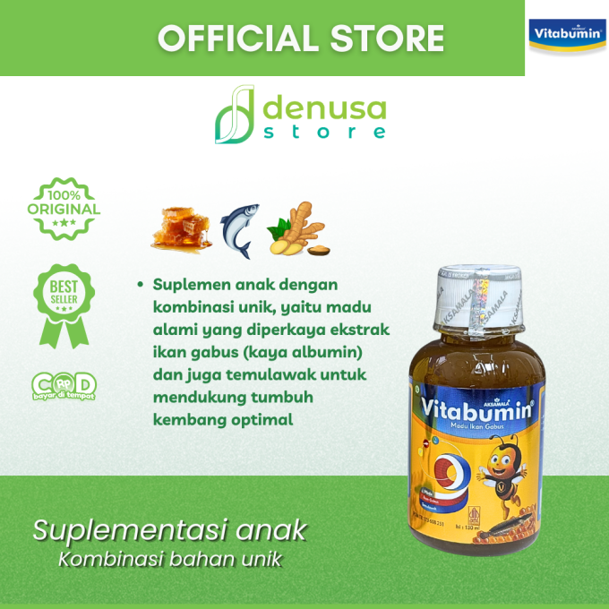 Vitabumin Madu Ikan Gabus 130 ml