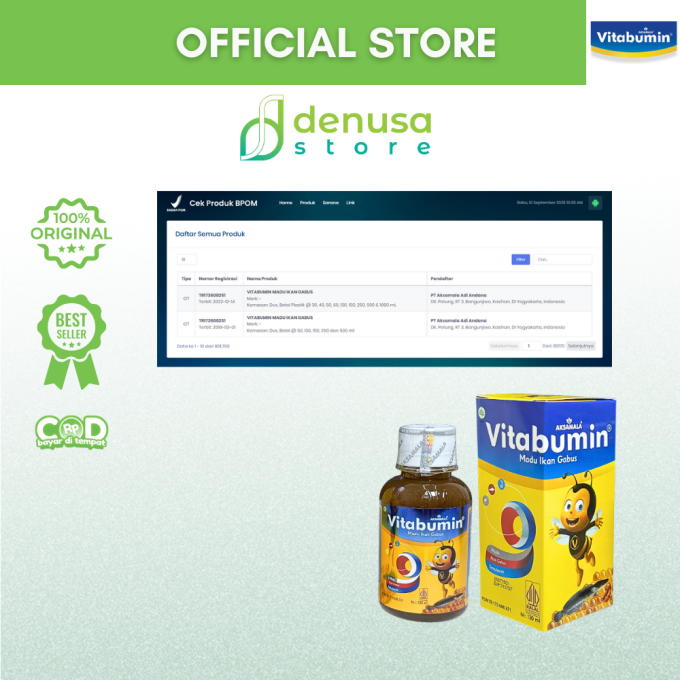 Vitabumin Madu Ikan Gabus 130 ml
