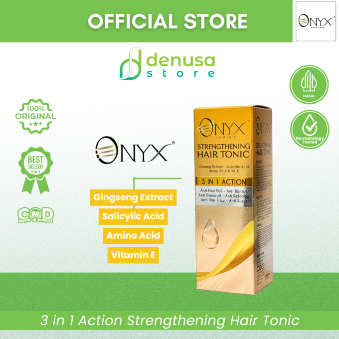 ONYX Hair Care Strengthening Hair Tonic 3 IN 1 Action 90 ml