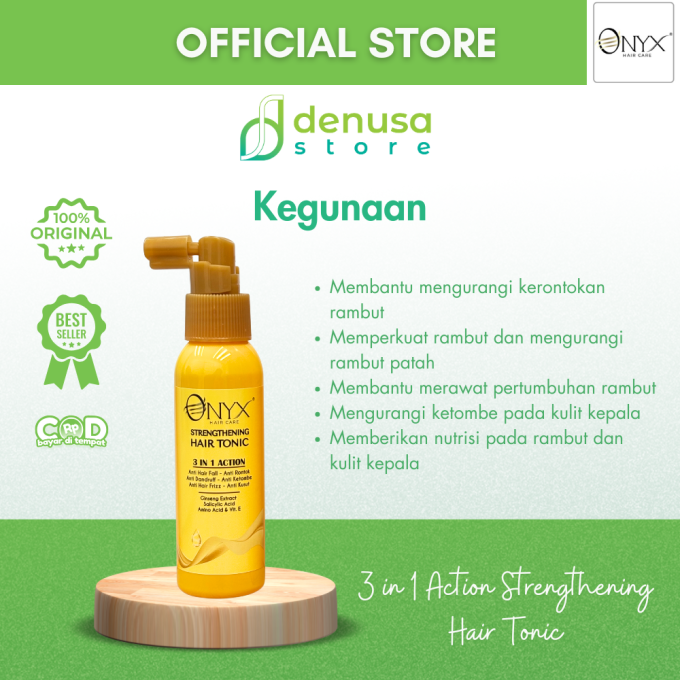 ONYX Hair Care Strengthening Hair Tonic 3 IN 1 Action 90 ml