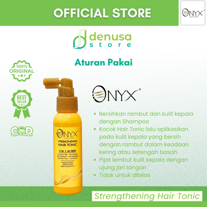 ONYX Hair Care Strengthening Hair Tonic 3 IN 1 Action 90 ml